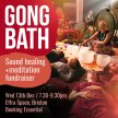 Gong bath sound healing & meditation fundraiser image