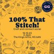 100% That Stitch! Craft and connect social image