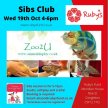Sibs Session - Zoo2U 4-6pm (Cheshire East Sibs only) image