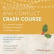 Boundaries and Conflict Crash Course image