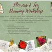 Flowers & Tea Drawing Workshop image