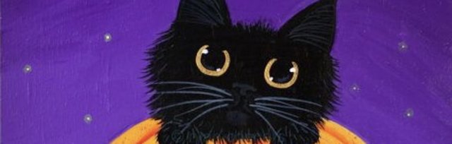 Black Cat Pumpkin Painting Experience