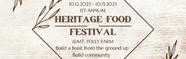 Hertiage Food Festival
