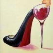 Wine Shoe Painting Experience image