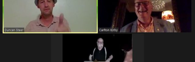 Zoomcast Recorded Stream: Carlton Kirby Behind Closed Doors - stream the recording of our first event