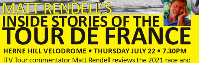 Inside stories from the Tour de France: Matt Rendell in conversation