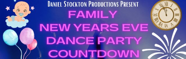 Family New Year's Eve Dance Party Countdown