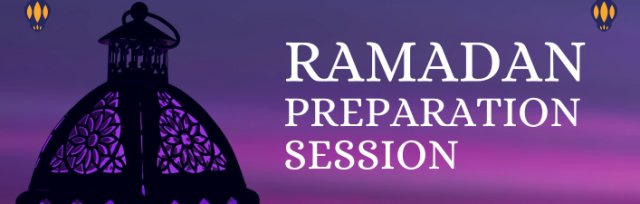 Ramadan Preparation Session by Shaykh Ahmed Abdo