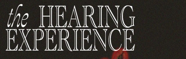 SA Recordings presents The Hearing Experience