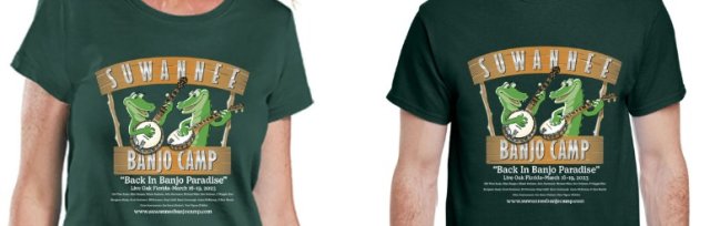 T-Shirt Orders for Suwannee Banjo Camp