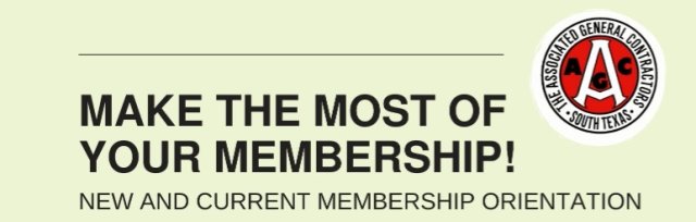 AGC Membership Orientation