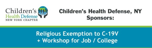 CHD NY Religious Exemption to C19V Workshop for Workplace/College