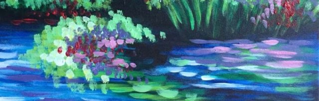 Monet Inspired Spring Waters Painting Experience