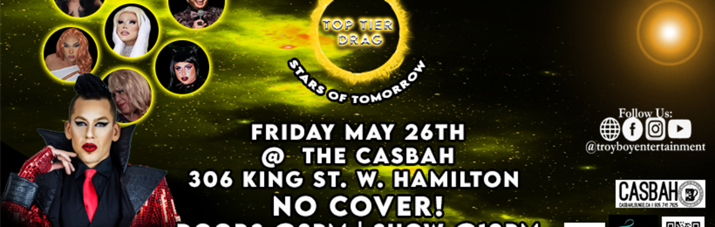 Select tickets – Top Tier Drag *Stars Of Tomorrow* - Hamilton – The Casbah