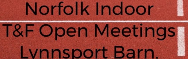 Athletics Norfolk open meeting (field events) - 11th Dec