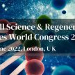 STEM CELL SCIENCE AND REGENERATIVE MEDICINES CONGRESS WORLD CONGRESS 2022 EUROPE image