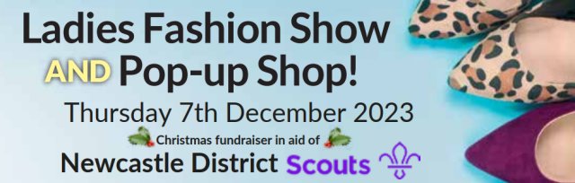 Ladies Fashion Show Fundraiser & Pop-up Christmas Shop Event