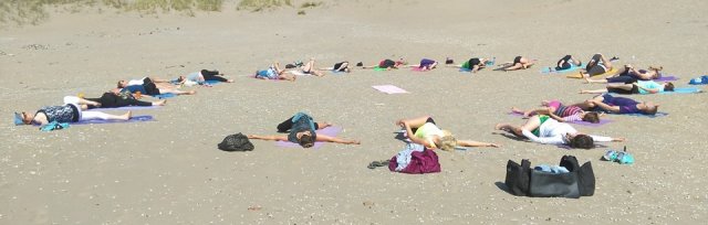 Beach Yoga Breakfast