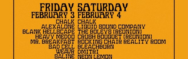 Chalk Fest 2 - Feat. Alexalone, The Boleys, Sludge, The Cuckoos, Blank Hellscape, Chalk and More
