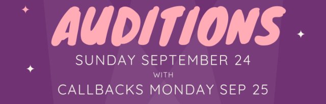 Union Comedy Auditions September 24+25 2023