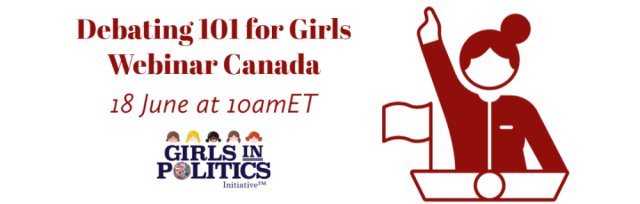 Debating 101 for Girls Webinar Canada