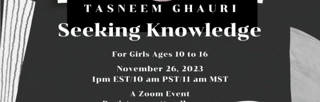 Girl Talk Monthly Session - Seeking Knowledge