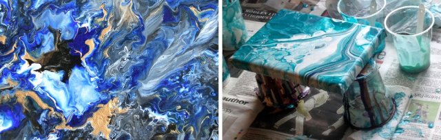 Acrylic Pouring Evening with Caroline Moore [Ref#471]
