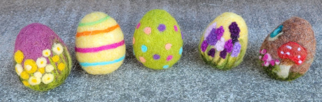 Felting with Farren - Easter Eggs