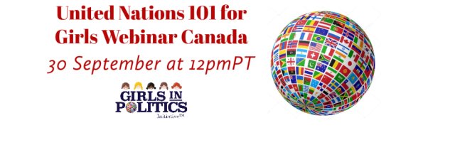 United Nations 101 for Girls Webinar Canada
