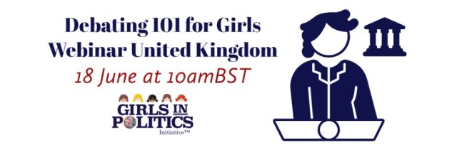 Debating 101 for Girls Webinar United Kingdom