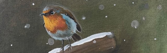 Art Class - The Robin painting.