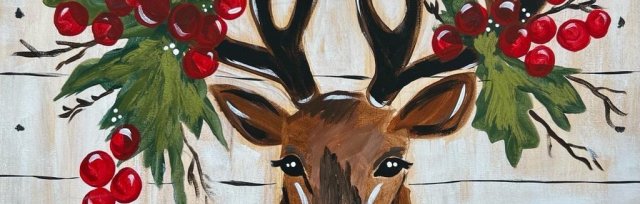 Winter Buck Painting Experience
