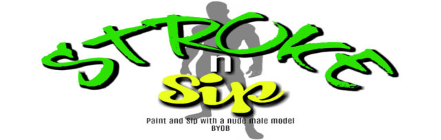 Buy Tickets for Stroke n Sip: Paint and Sip with Nude Male 