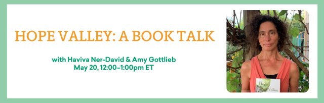 Hope Valley: A Book Talk with Haviva Ner-David & Amy Gottlieb