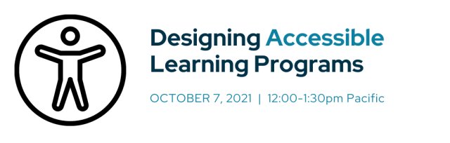 Designing Accessible Learning Programs