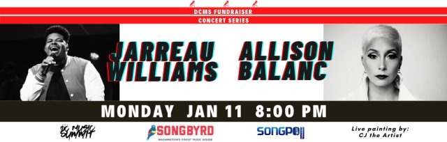DC Music Summit Concert Series Fundraiser  — Jarreau Williams  and Allison Balanc