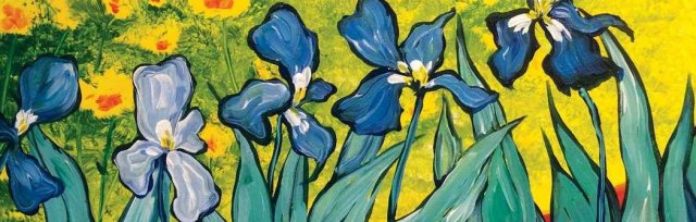 Van Gogh Inspired Iris Painting Experience