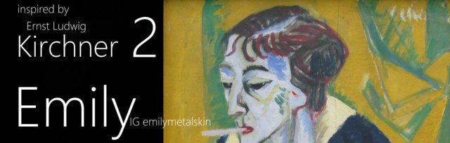 ERNST LUDWIG KIRCHNER #2 inspired unguided Life drawing Session with Emily Metalskin May 28th
