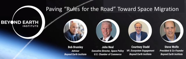 BE Webinar: Paving "Rules for the Road" toward Space Migration