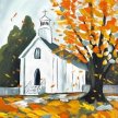 Autumn Church Painting Experience image