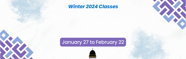 Winter 2024 Classes - Sign up for all classes here