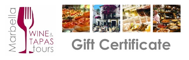 Marbella Wine & Tapas Tour Gift Certificate