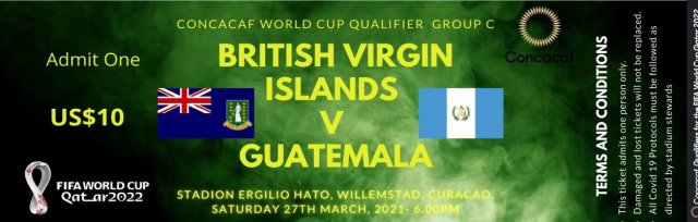 BVI v Guatemala, CONCACAF Qualifier for FIFA World Cup 2022
