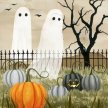 Pumpkin Patch Ghosts Painting Experience image