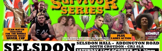 Rumble Wrestling return to Croydon at Selsdon Hall