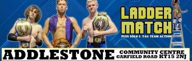 Rumble Wrestling return to Addlestone - KIDS FOR A FIVER - LIMITED OFFER