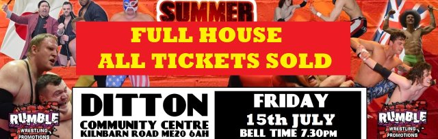 Rumble Wrestling returns to Ditton for its Summer Sizzler Tour 2022