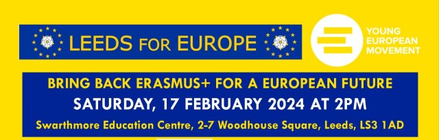 Bring Back Erasmus+ For A European Future