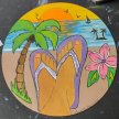 12" Sandy Toes Hanger Painting Experience image