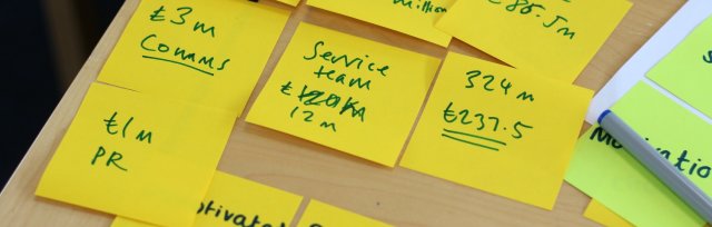 Making the financial case for Service Design: remote training short course (£350 ex VAT)